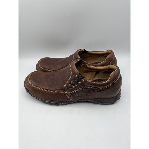 Born Mens Shoes Slip on Leather Brown Loafer Driving Size US 14 EU 49 - Picture 2 of 5